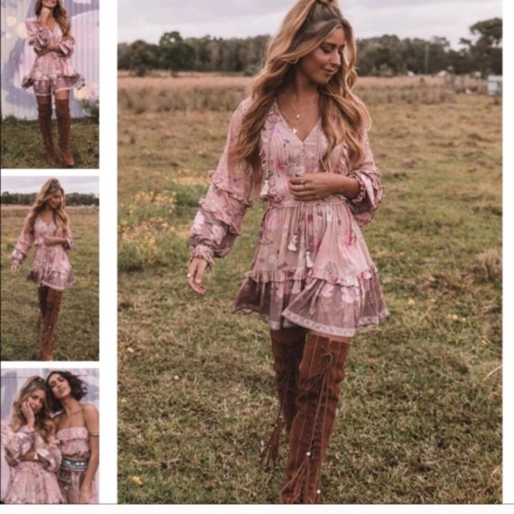 Wild bloom playdress in blush